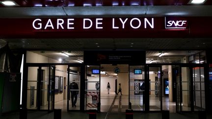 La gare de Lyon, le 19 avril 2018. (CHRISTOPHE SIMON / AFP)