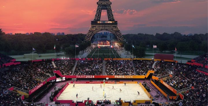 Le beach volley sous la Tour Eiffel