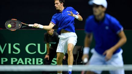 La paire française Mahut - Herbert (ANDREJ ISAKOVIC / AFP)