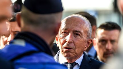 Gérard Collomb, le 26 septembre 2018, à Lille (Nord).&nbsp; (PHILIPPE HUGUEN / AFP)