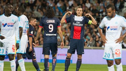 Zlatan Ibrahimovic aura beau réajuster sa tunique, le "Classique" a clairement perdu de sa superbe ces dernières années.  (BERTRAND LANGLOIS / AFP)