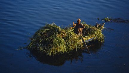 "Barque sur le Nil", une photographie tirée du film "Human" de Yann Arthus-Bertrand, actuellement en tournage.
 (Yann Arthus-Bertrand)