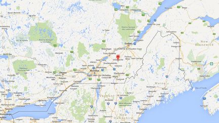 Capture d'&eacute;cran de Google Maps pointant sur Victoriaville, o&ugrave; la voleuse St&eacute;phanie Baudouin a pr&eacute;sum&eacute;ment commis une quarantaine d'effractions. ( GOOGLE MAPS)