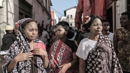 «Même si un festival ne peut pas changer complètement la société, nous nous associons à des partenaires locaux et mondiaux pour promouvoir le dialogue, changer les mentalités et encourager les actions en faveur d'une bonne gouvernance», explique le président du festival, Yusuf Mahmoud, sur le site Music in Africa. (YASUYOSHI CHIBA / AFP)