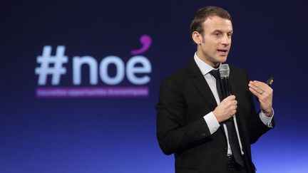 &nbsp; (Emmanuel Macron a levé le voile sur son projet de loi #noé © MaxPPP)