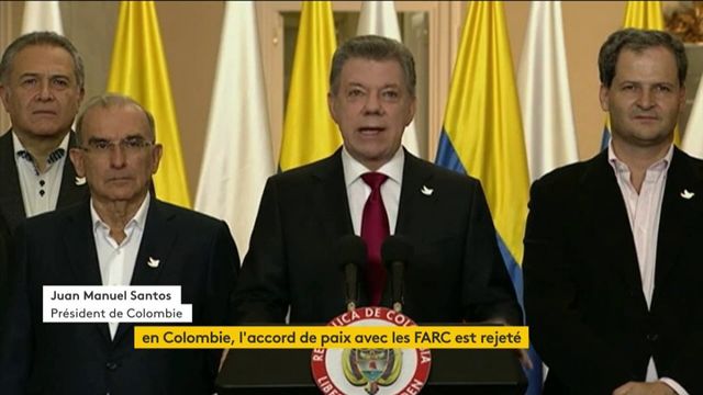 En Colombie, l'accord de paix avec les Farc est rejeté