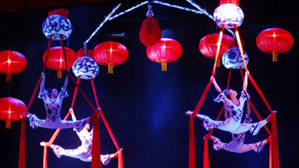 Le célèbre ballet russe interprété par des acrobates chinois
 (MICHEL LIDVAC)