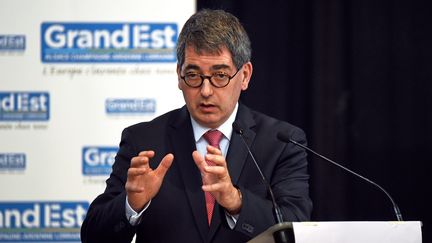 Jean Rottner, président de la région Grand Est,&nbsp;à Pont-à-Mousson (Meurthe-et-Moselle), le 3 février 2020. (CEDRIC JACQUOT / MAXPPP)