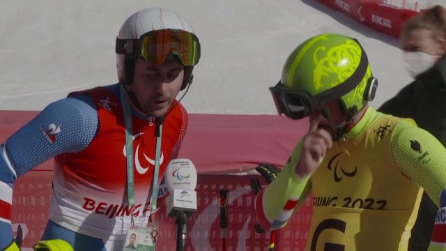 Après avoir réalisé le meilleur temps au Super-G, Hyacinthe Deleplace est parti à la faute au slalom du super combiné déficient visuel. Malgré tout, le Français n'a aucun regret et assure avoir tout donné lors de sa performance. Cinquième au terme de l'épreuve, le Tricolore s'est tout de même félicité.