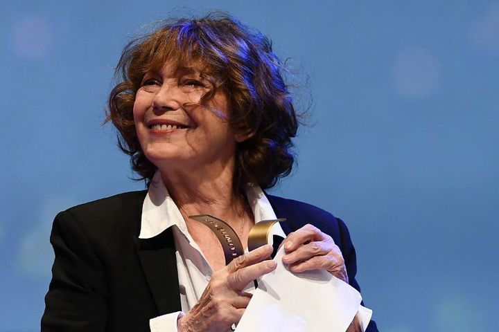 Jane Birkin aà la 24e cérémonie des Lumières (janvier 2019)
 (Anne-Christine POUJOULAT / AFP)