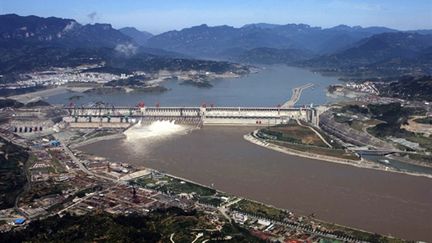 Le barrage des Trois-georges, dans le centre de la Chine (© AFP:STR)