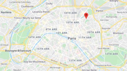 Le 19e arrondissement de Paris, où une femme a été retrouvée morte dans un appartement&nbsp;le 28 janvier 2022. (FRANCEINFO)