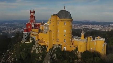 Le château de Pena au Portugal (Capture d'écran France 2)