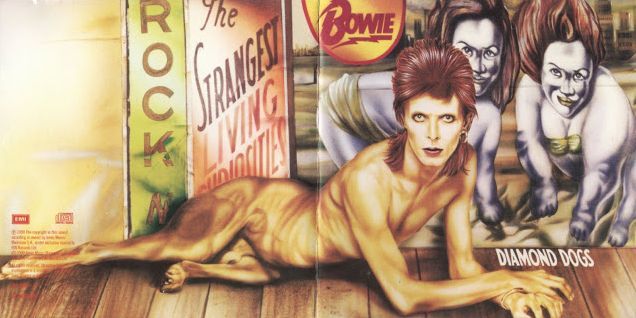 La pochette de Diamond Dogs (1974) signée Guy Pellaert.
 (RCA)