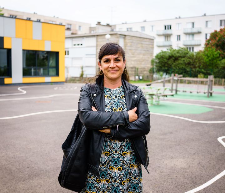 Chloé&nbsp;a voté&nbsp;à&nbsp;Rennes, au second tour de l'élection présidentielle, le 24 avril 2022.
 (QUENTIN VERNAULT / HANS LUCAS / FRANCEINFO)