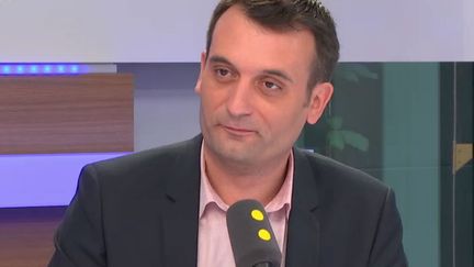 Florian Phlippot, vice-président du FN, invité de franceinfo le 21 juin 2017 (RADIO FRANCE / FRANCEINFO)