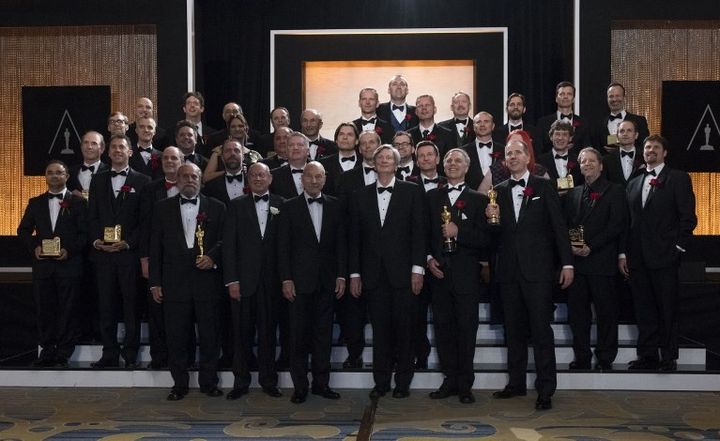 L'Académie des Oscars (au centre son président John Beiley)
 (VALERIE MACON / AFP)