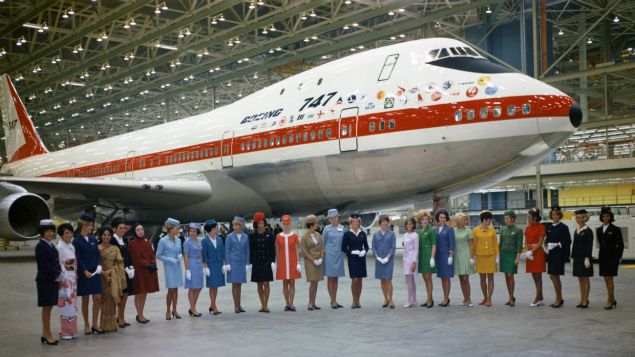 &nbsp; (Le Roll Out du Boeing 747, le 30 septembre 1968 © Boeing)