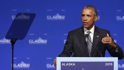 &nbsp; (Barack Obama a participé à une conférence sur l'Arctique en Alaska © REUTERS / Jonathan Ernst)