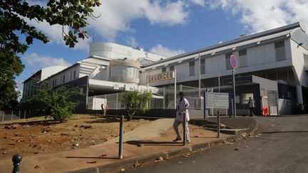 L'hôpital de Mamoudzou, à Mayotte. (ALI AL-DAHER / AFP)
