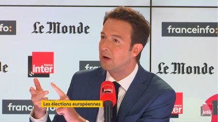 Guillaume Peltier, député de Loir-et-Cher et 1er vice-président Les Républicains, invité de "Questions Politiques" dimanche 14 avril. (RADIO FRANCE)