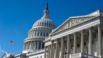 Le congrès américain à Washington qui a voté dès 1989 une loi de protection des lanceurs d'alerte (NICHOLAS KAMM / AFP)