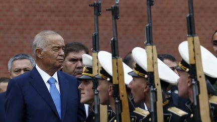  Islam Karimov en avril 2016 à Moscou (SERGEI KARPUKHIN / POOL)