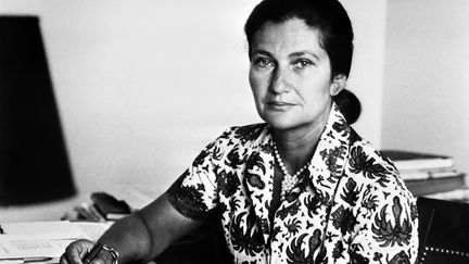 Simone Veil, le 1 avril 1974. (- / AFP)