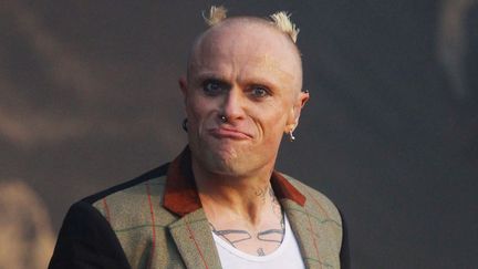 Keith Flint de The Prodigy sur scène en 2011.
 (Iliya Pitalev / Sputnik / AFP)