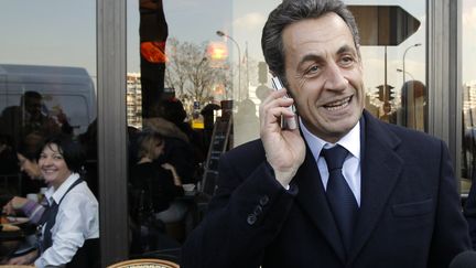 L'ancien pr&eacute;sident de la R&eacute;publique, Nicolas Sarkozy, &agrave; Paris, le 20 f&eacute;vrier 2015.&nbsp; ( BENOIT TESSIER / REUTERS )