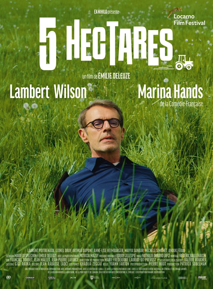 Affiche du film "5 hectares", d'Emilie Deleuze, sortie le 27 décembre 2023 (PANAME DISTRIBUTION)