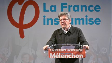 Jean-Luc Mélenchon, leader de La France insoumise à Marseille, le 18 juin 2017. (CITIZENSIDE/GEORGES ROBERT)