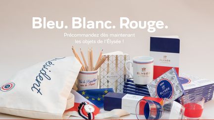Capture d'écran de la boutique en ligne de l'Elysée. (ELYSEE.FR)