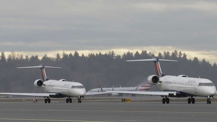 &nbsp; (Une "panne systémique de réseau majeure" bloque le départ des avions de Delta Air Lines © Ted S. Warren/AP/SIPA)