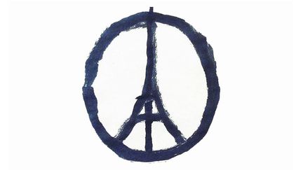 Le symbole de Peace For Paris lancé après les attaques du 13 novembre à Paris a été dessiné par Jean Jullien.
 (Jean Jullien)