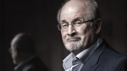 L'écrivain Salman Rushdie publie son 13e roman "La maison Golden" (Actes Sud)
 (JOEL SAGET / AFP)