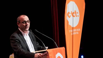 Le Secrétaire général de la CFDT, Laurent Berger, à Nantes (Loire-Atlantique), le 6 novembre 2018. (ESTELLE RUIZ / NURPHOTO / AFP)