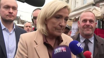 La campagne pour les élections législatives commence pour le Rassemblement national. Marine Le Pen et Jordan Bardella étaient sur le terrain, vendredi 14 juin.