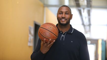 Le manager général de l'équipe de France, Boris Diaw, le 16 octobre 2020. (MAXPPP)