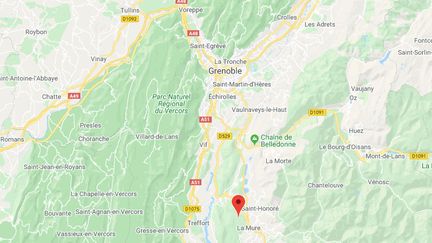 La commune de Susville en Isère.&nbsp; (GOOGLE MAPS / FRANCETV INFO)