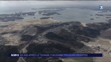 La région de Fukushima a été désertée après le tsunami. (FRANCE 3)