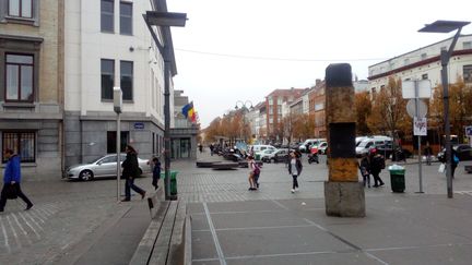 Molenbeek, dans la banlieue de Bruxelles, en Belgique. (LAXMI LOTA / RADIO FRANCE)