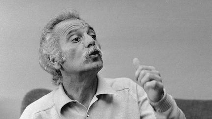 Georges&nbsp;Brassens, le 13 mars 1979. (BANQUE D'IMAGES MEDITERRANEENNE / MAXPPP)