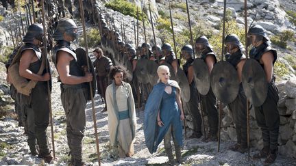 Un photo extraite d'un &eacute;pisode la saison 4 de la s&eacute;rie "Game of Thrones". (ARCHIVES DU 7EME ART / AFP)