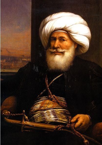 Portrait de Méhémet-Ali, par Auguste Couder (1789-1873)  (Wikimedia commons)
