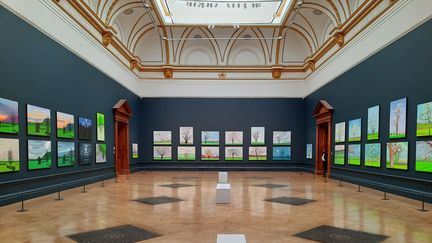 La série, exposée à la Royal Academy de Londres, est baptisée&nbsp;"L'Arrivée du Printemps".

 (RICHARD PLACE / RADIO FRANCE)