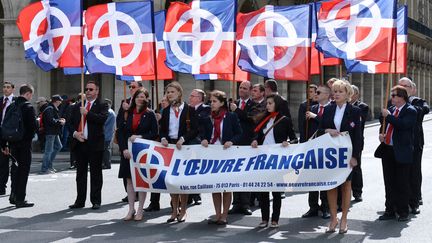 Des membres de l'&OElig;uvre fran&ccedil;aise le 12 mai 2013 &agrave; Paris.&nbsp; (MIGUEL MEDINA / AFP)