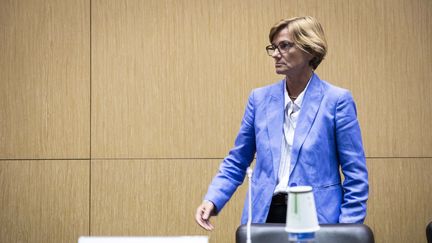 La députée Agnès Firmin Le Bodo lors des auditions sur le&nbsp;projet de loi&nbsp;bioéthique, le 9 septembre 2019.&nbsp; (ALEXIS SCIARD / MAXPPP)