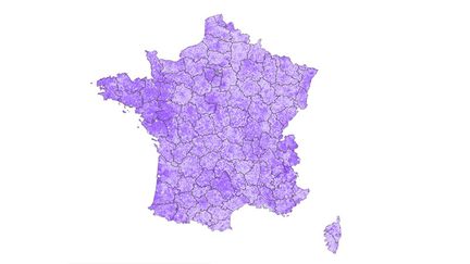 La France du vote La République en marche. (FRANCEINFO)