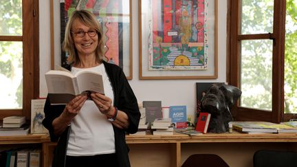 Françoise Nyssen, directrice d'Actes Sud, à Arles le 3 juin 2019 (HIELY CYRIL / MAXPPP)